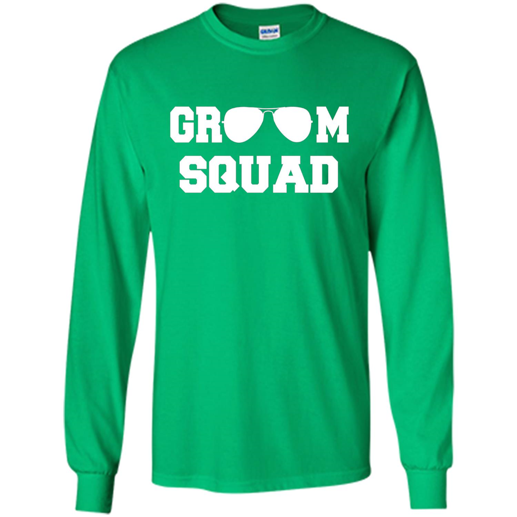 Cool Groom Squad T-Shirt Wedding Party Gift Shirt Irish Green