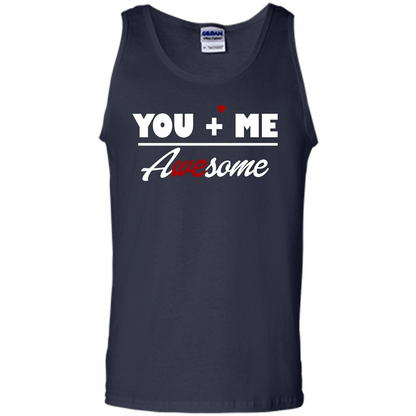 Love T-shirt You and Me Awesome Navy