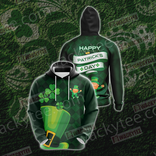 Happy Saint Patrick's Day Unisex 3D Hoodie