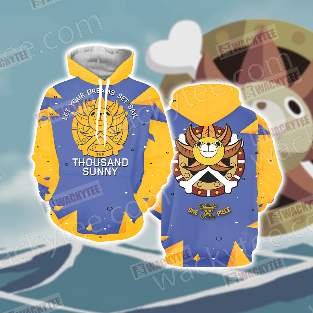 One Piece - Thousand Sunny Unisex 3D Hoodie