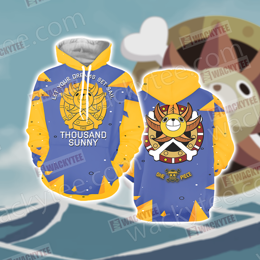 One Piece - Thousand Sunny Unisex 3D Hoodie