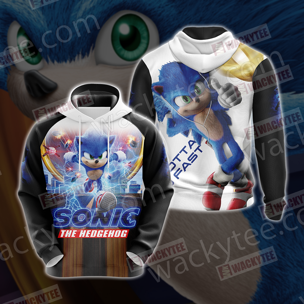 Sonic the Hedgehog (2020) Unisex 3D Hoodie