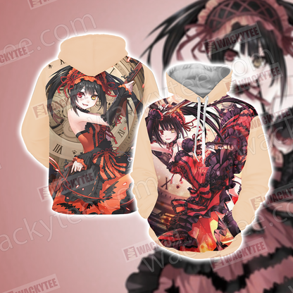 Date A Live - Kurumi Unisex 3D Hoodie