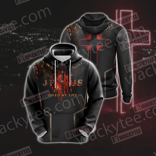 Chirstian Jesus Save My Life Unisex 3D Hoodie