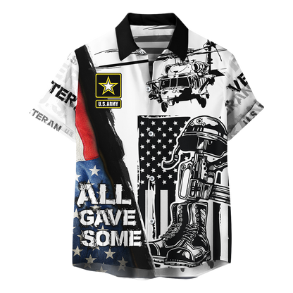 US Army Veteran T-shirt Zip Hoodie Hawaiian shirt