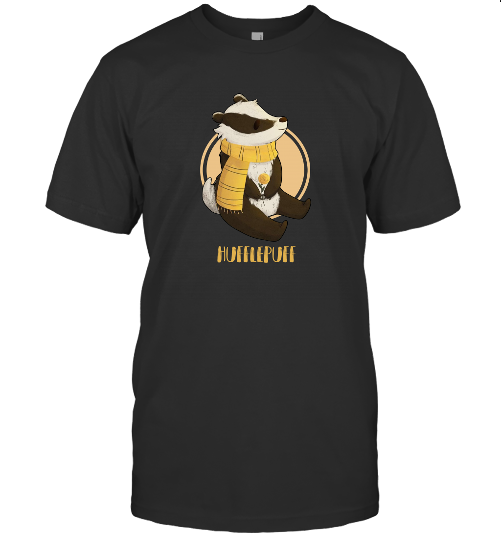 Badgers Hufflepuff House HP T-Shirt T-Shirt Black