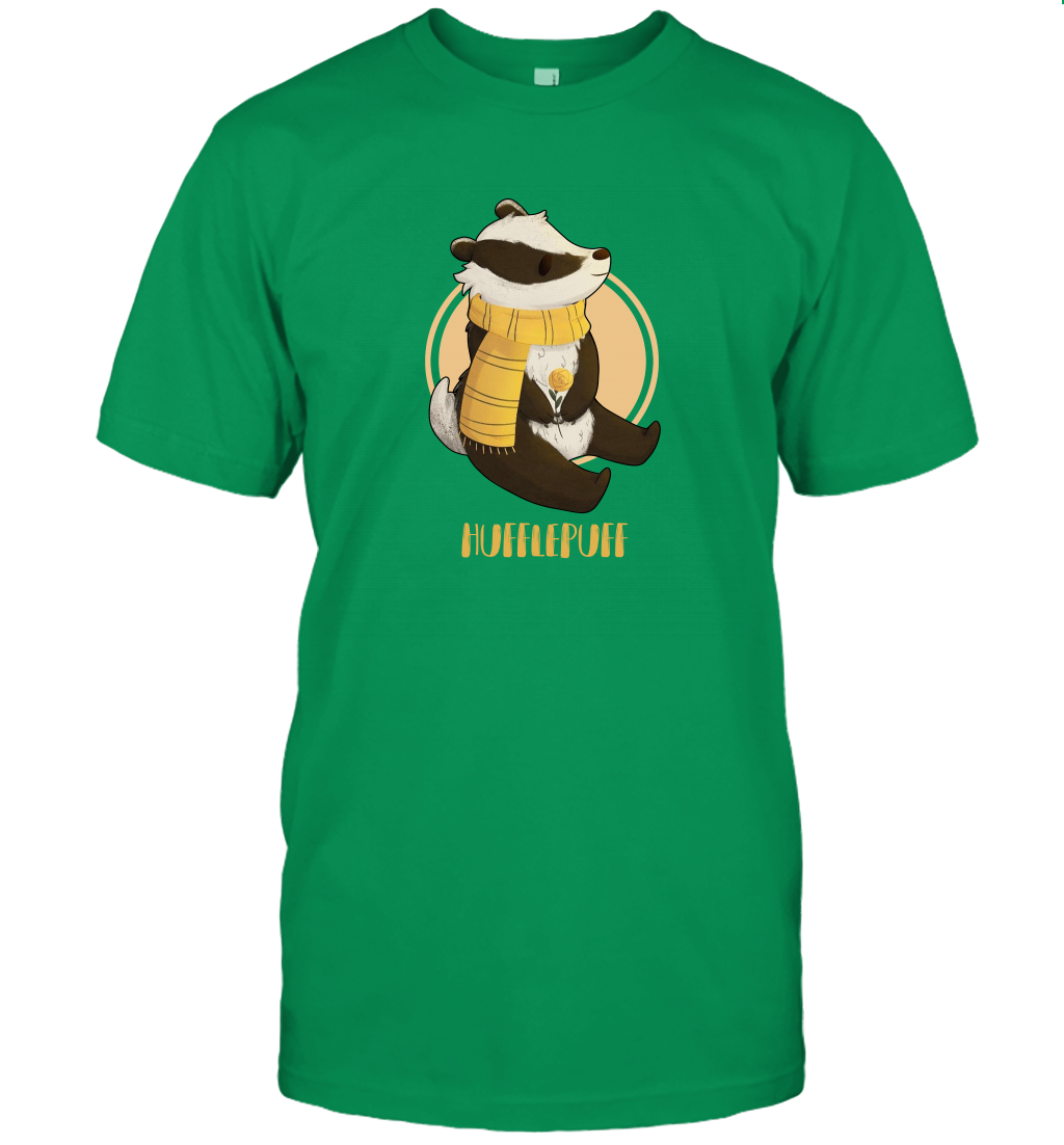 Badgers Hufflepuff House HP T-Shirt T-Shirt Heliconia