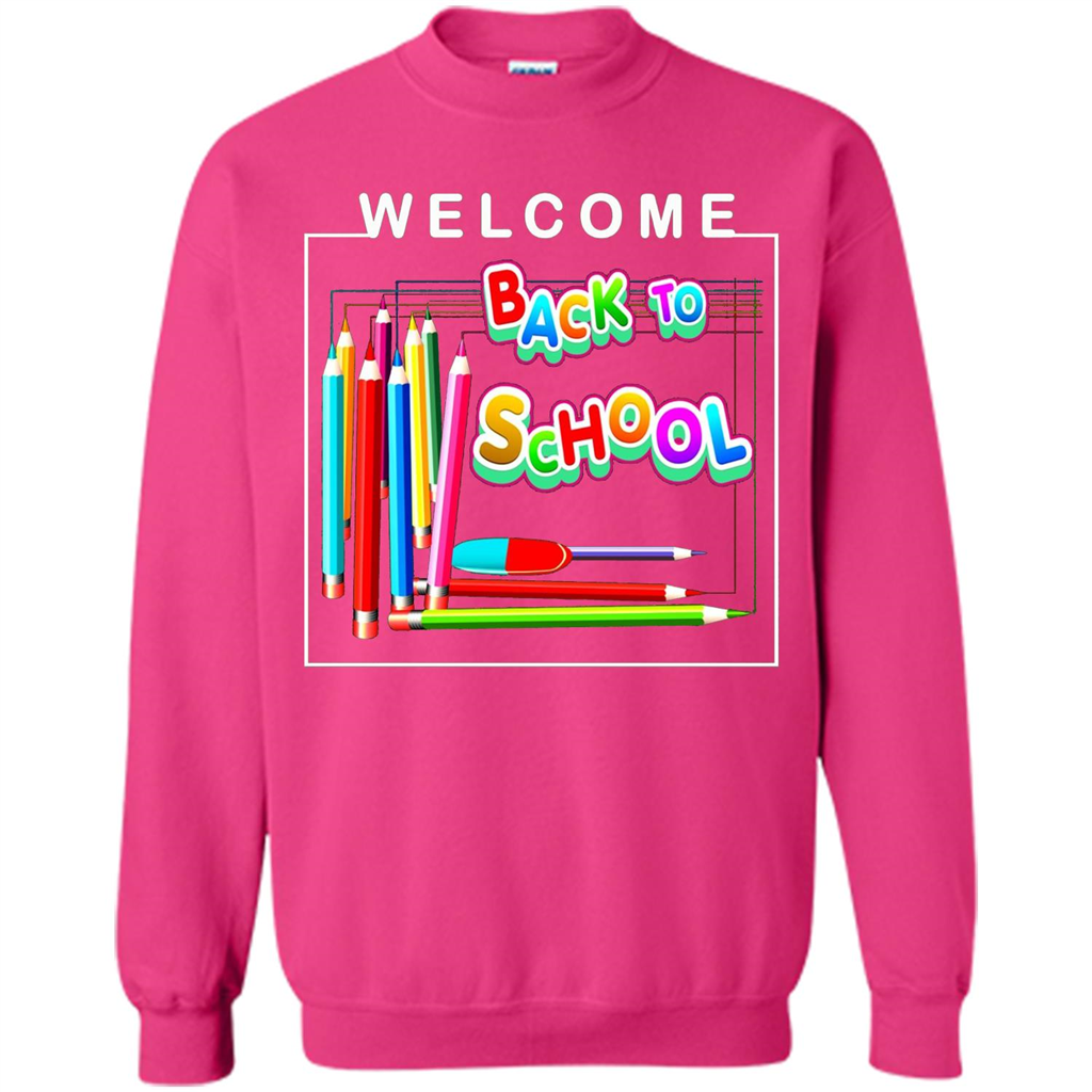 Welcome Back to School T-shirt School Day T-shirt Heliconia
