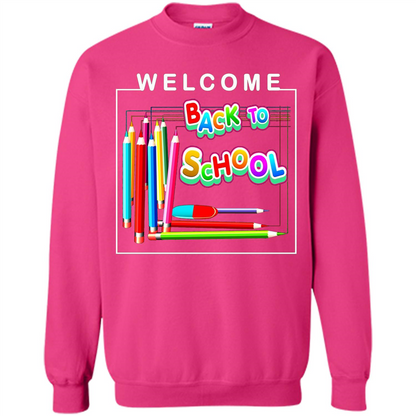 Welcome Back to School T-shirt School Day T-shirt Heliconia
