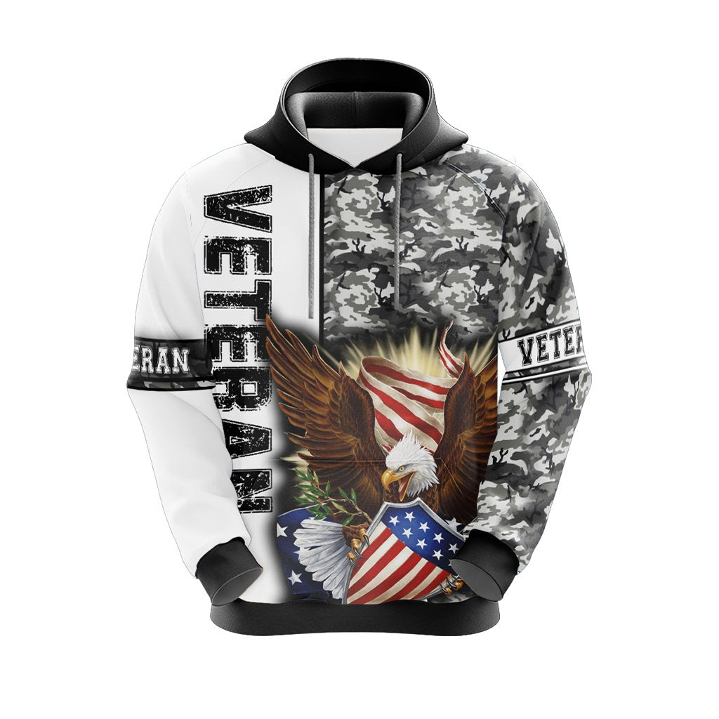 Veteran - I Once Took A Solemn Oath To Defend The Constitution Against All Enemies Foreign And Domestic Unisex 3D Hoodie