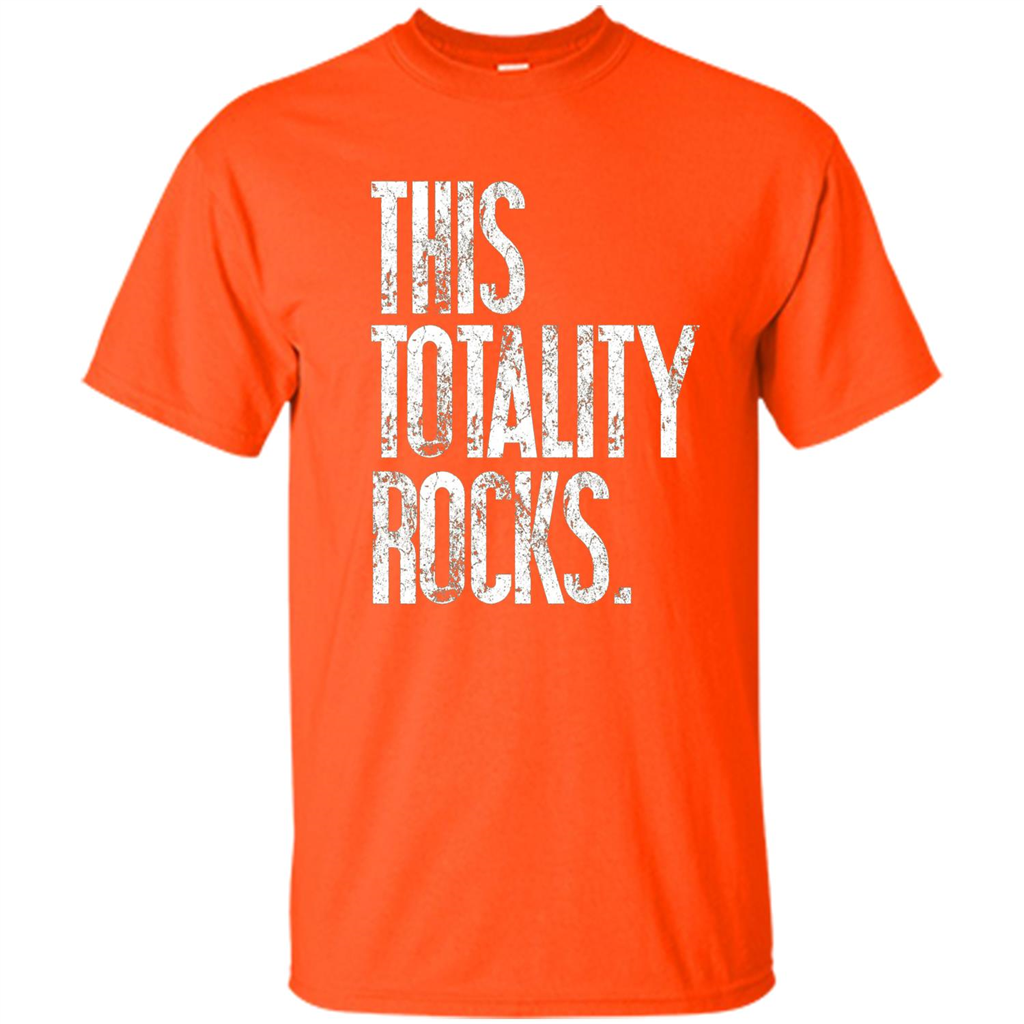 This Totality Rocks T-shirt Orange