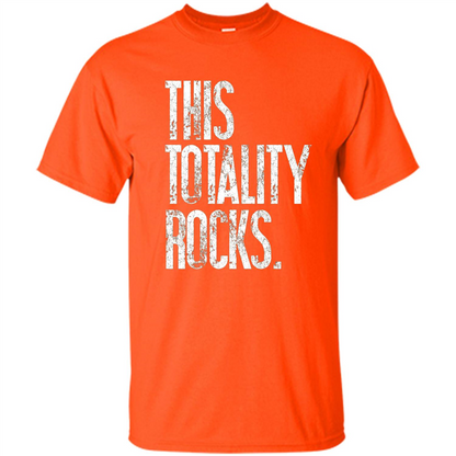 This Totality Rocks T-shirt Orange