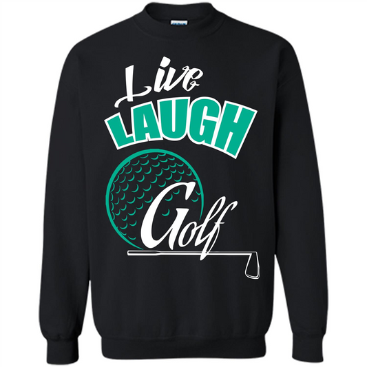 Goft T-shirt Live Laugh Golf Black