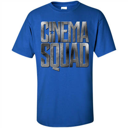 Moives T-shirt Cinema Squad Royal