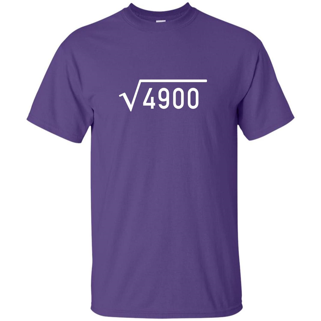 Funny Birthday T-shirt 70th Birthday T-shirt Purple
