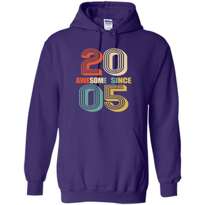 Awesome Since 2005 T-Shirt Purple