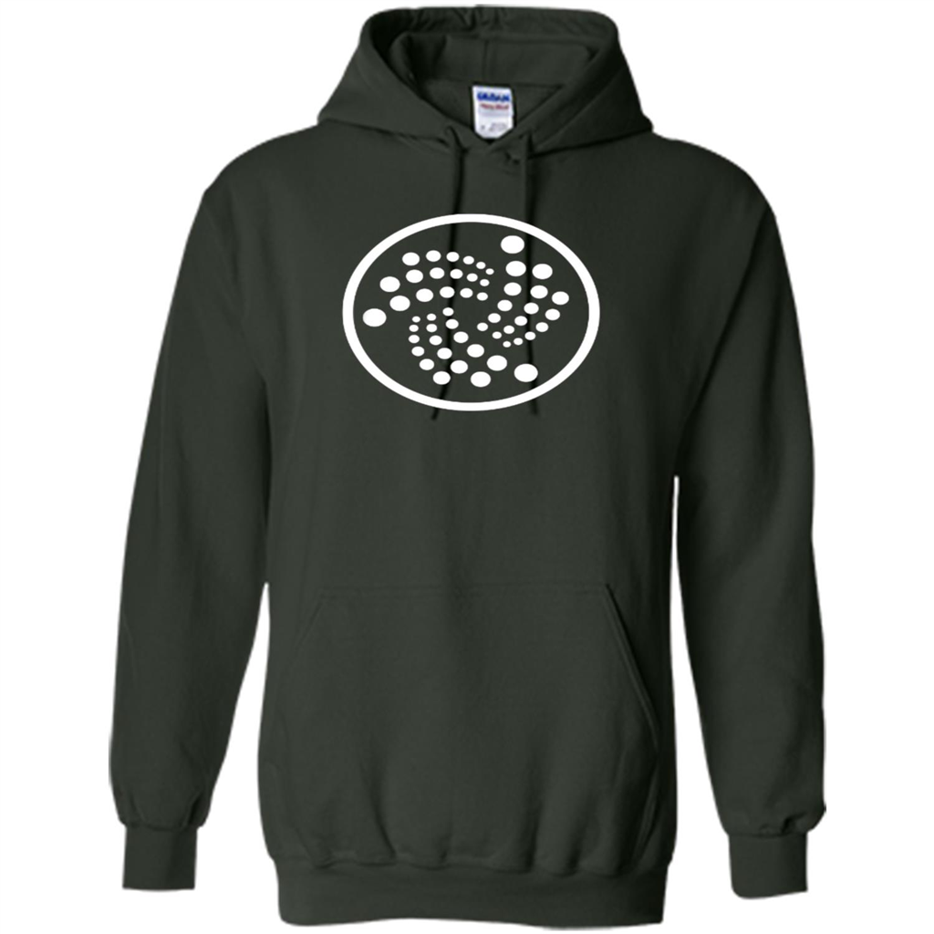Iota T-Shirt - MIOTA Cryptocurrency Blockchain Token T-shirt Forest Green