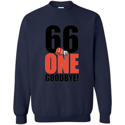 Dice Games T-shirt 66 One Goodbye T-shirt Navy