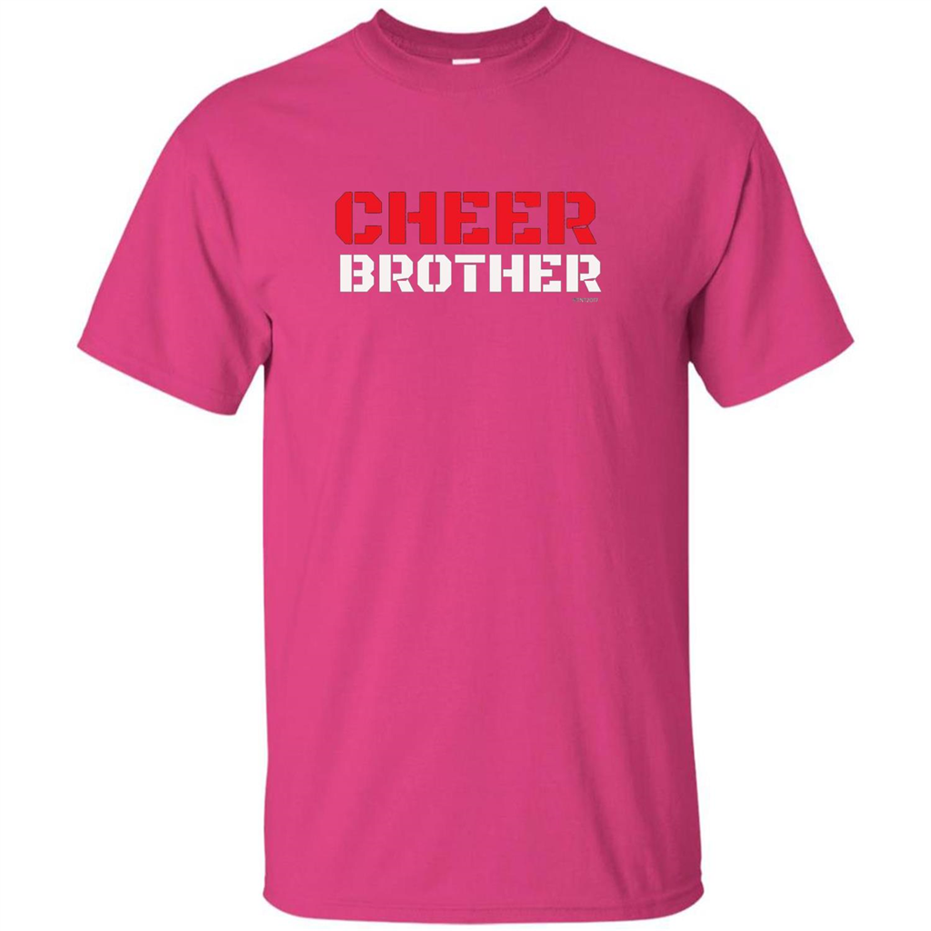 Cheer Brother T-Shirt for Brothers of Cheerleaders Heliconia