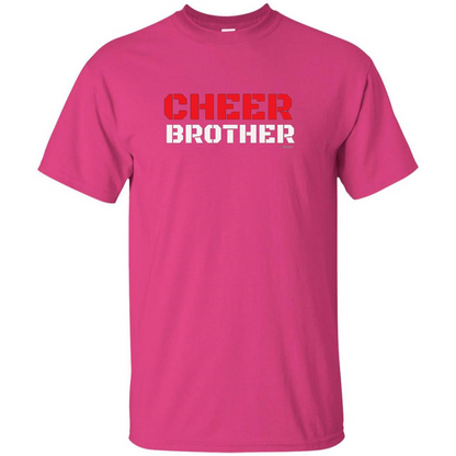 Cheer Brother T-Shirt for Brothers of Cheerleaders Heliconia