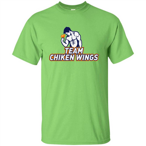 Team Chicken Wings T-shirt Funny Workout T-Shirt