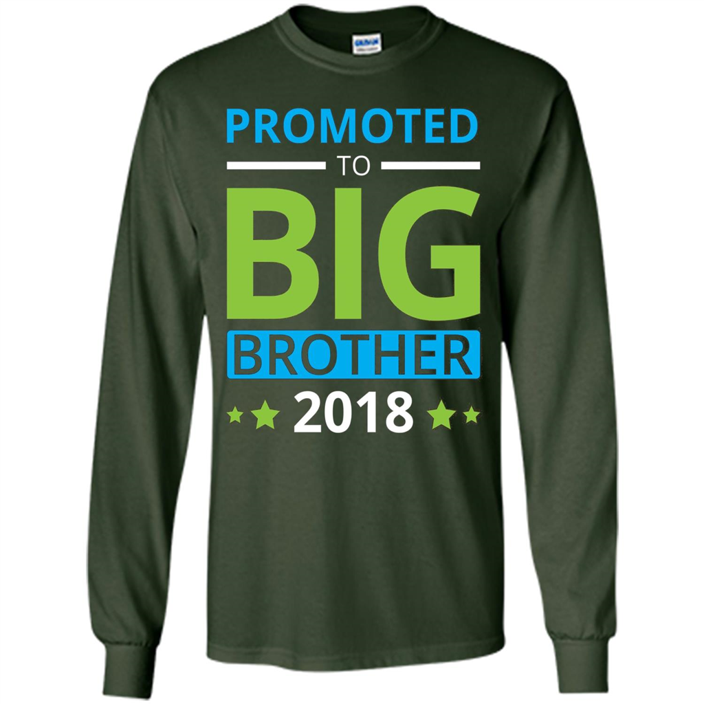 Brothers T-shirt Promoted to Big Brother 2018 T-shirt Forest Green