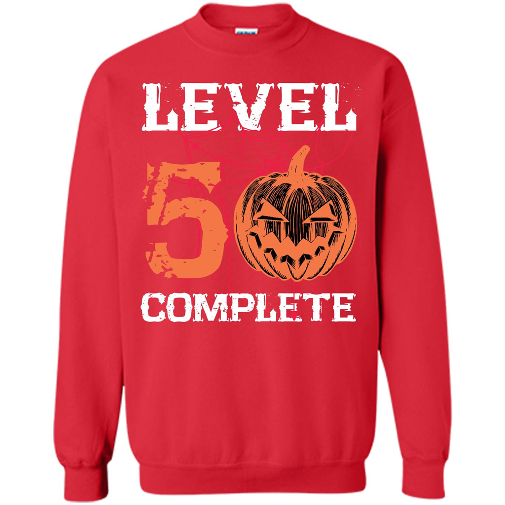 Halloween T-shirt Level 50 Complete Red