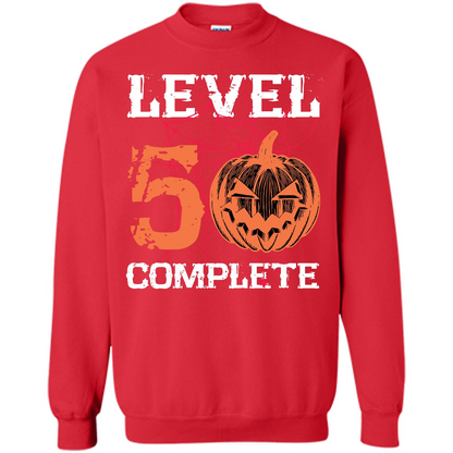 Halloween T-shirt Level 50 Complete Red