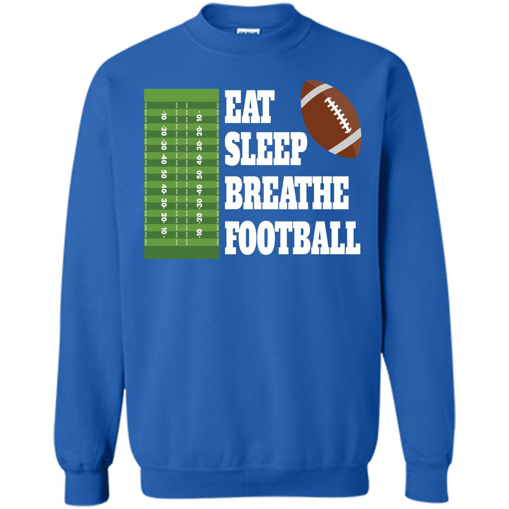 Eat Sleep Breathe Football T-shirt Royal