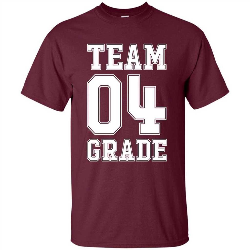 Team Fourth Grade T-shirt Team 4th Grade Back To School T-Shirt Maroon