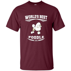 World's Best Poodle Dog T-shirt