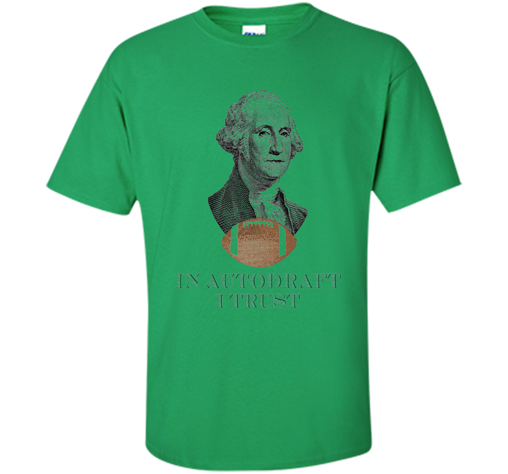 Football T-shirt In Autodraft I Trust T-shirt Irish Green