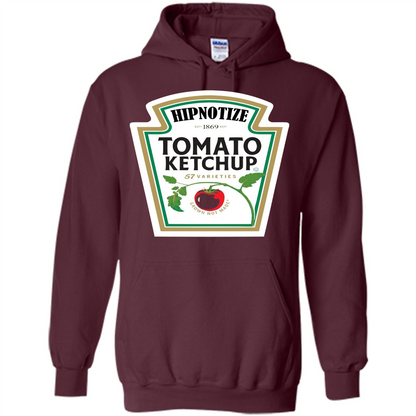 Ketchup Condiment Costume T-shirt Tomato Ketchup 57 Varieties Grown Not Made Maroon