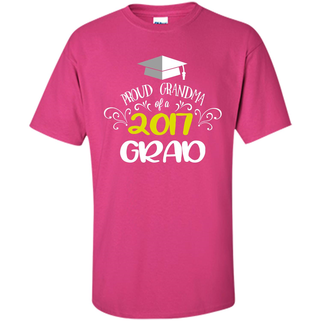 Graduation T-shirts Funny Tees Proud Grandma Heliconia