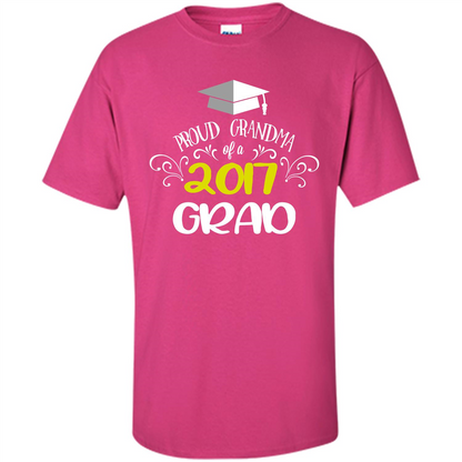 Graduation T-shirts Funny Tees Proud Grandma Heliconia