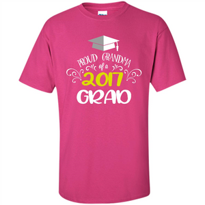 Graduation T-shirts Funny Tees Proud Grandma