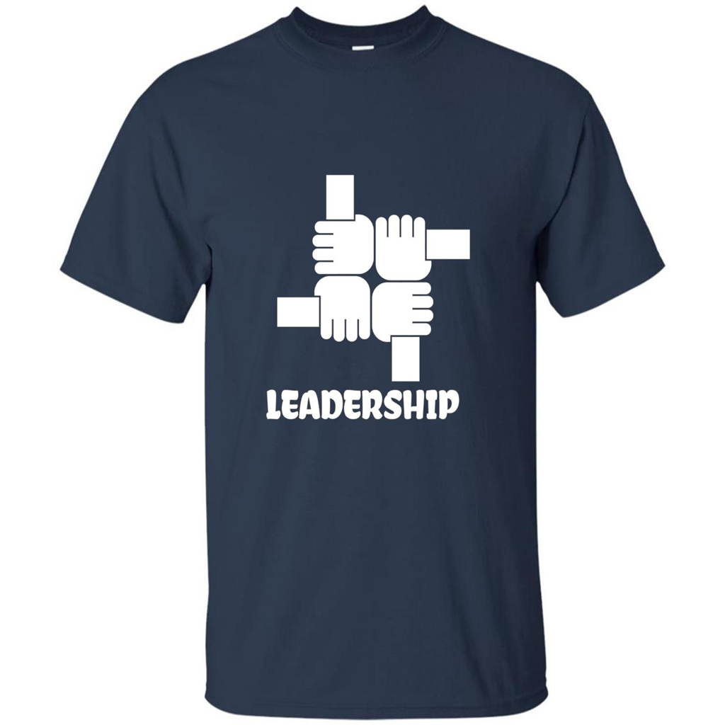Leadership T-shirt Leadership And Management T-shirt Navy