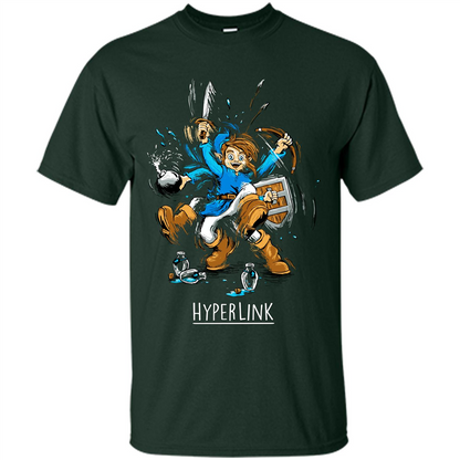 Gamer T-shirt HyperLink Forest Green
