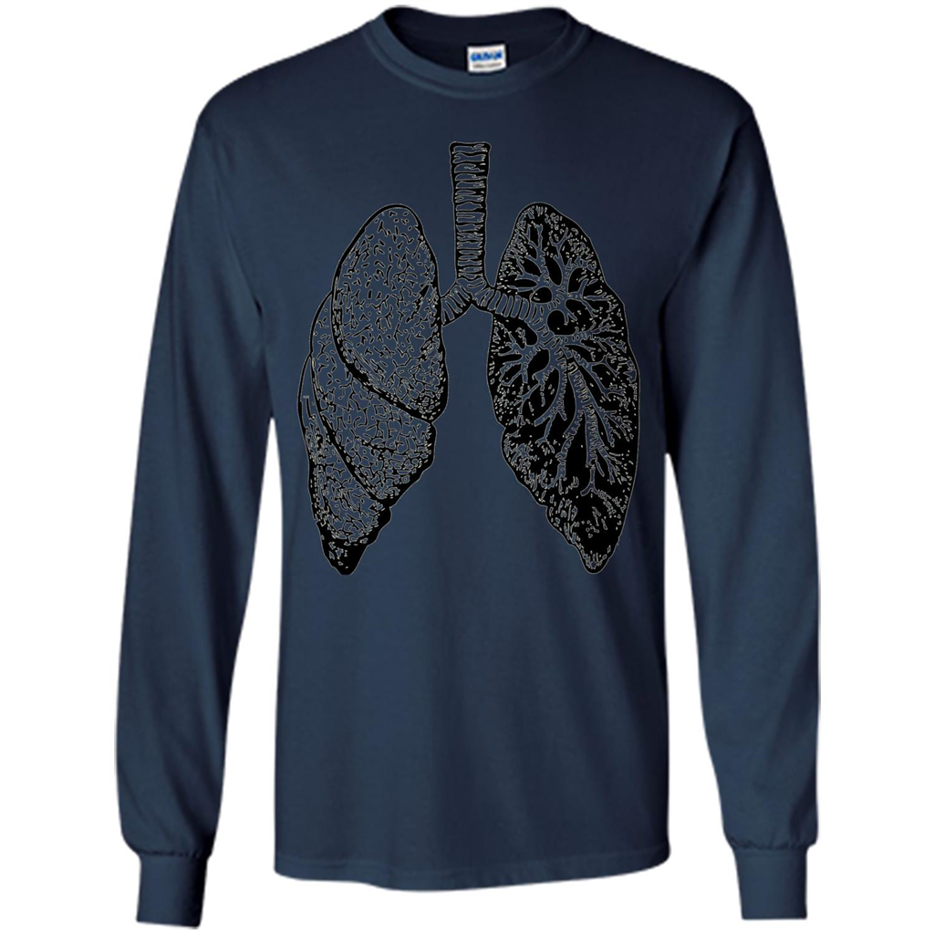 Lungs T-shirt Navy
