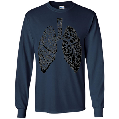 Lungs T-shirt Navy