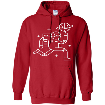 Space Ballin' T-Shirt Red