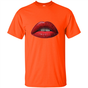 Red Lips T-shirt with Red Lips Art T-shirt