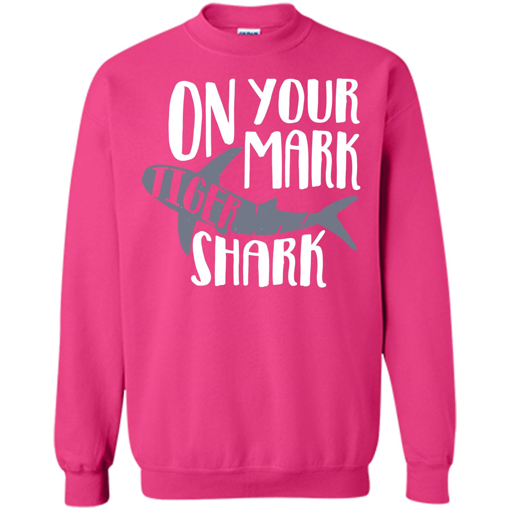 Tiger Shark T-shirt On Your Mark Tiger Shark T-shirt Heliconia