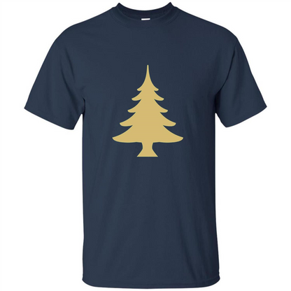 Christmas Tree T-shirt Xmas Tree T-shirt Navy