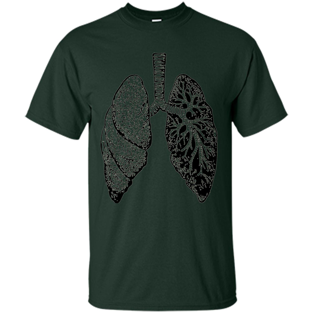 Lungs T-shirt Forest Green
