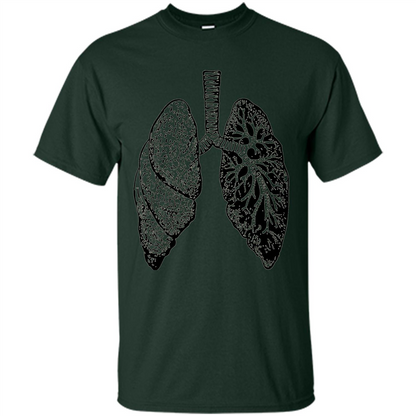 Lungs T-shirt Forest Green
