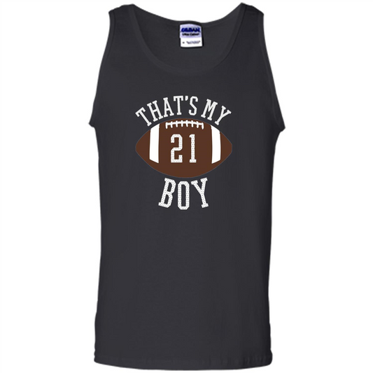 Thats My Boy #21 Football Number T-shirt