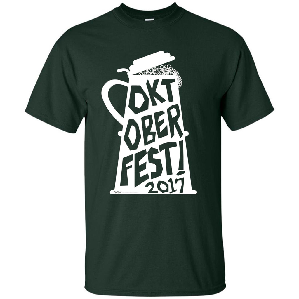 Oktoberfest 2017 Drinking Festival T-shirt Forest Green