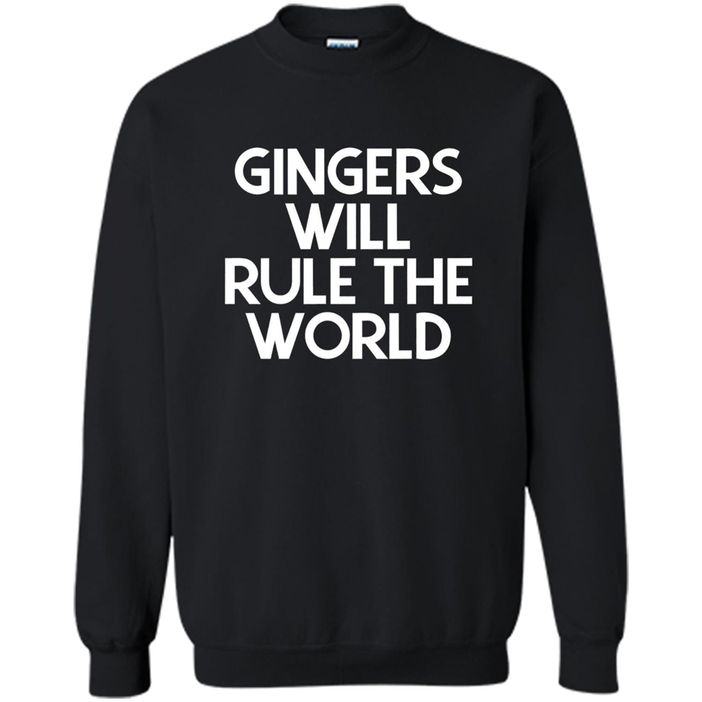 Gingers Will Rule The World T-shirt Black