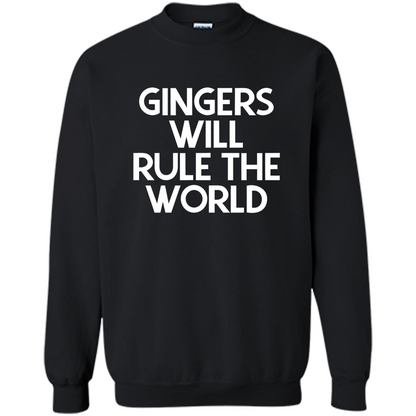 Gingers Will Rule The World T-shirt Black